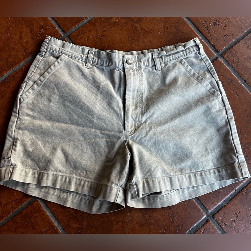 Patagonia organic cotton shorts.  Great shorts, just lost weight and don’t fit.